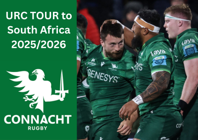 Connacht rugby URC South Africa Tour 2025/2026
